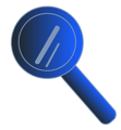 Decorative icon - Magnifying glass