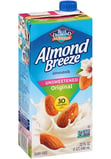 a box of almond milk with almonds