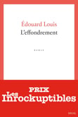 Première de couverture du roman L'effondrement d'Edouard Louis