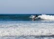 A surfer at Bells Beach on the Great Ocean Road
