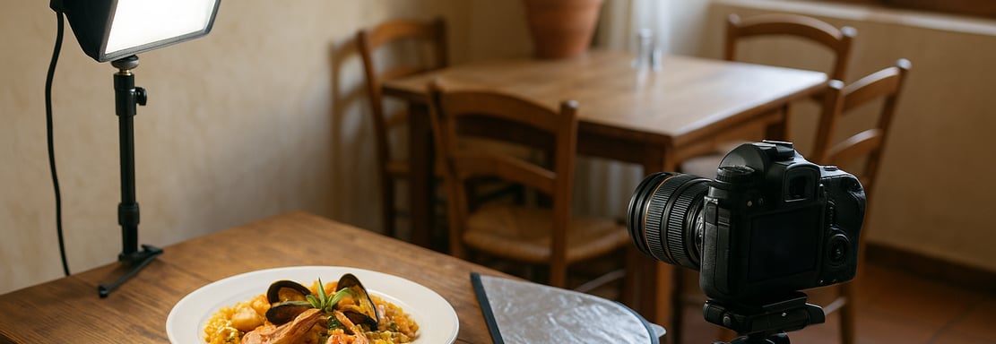 a camera and a camera on a table