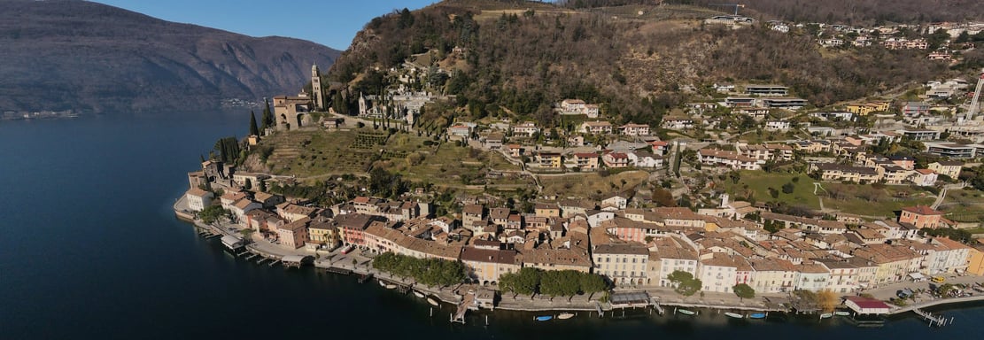 Costruzione a morcote in ticino