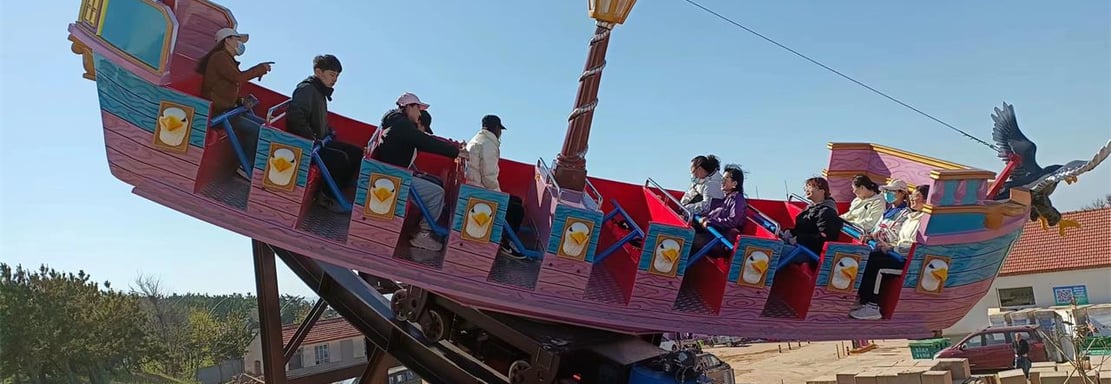 a group of people riding on a roller coaster
