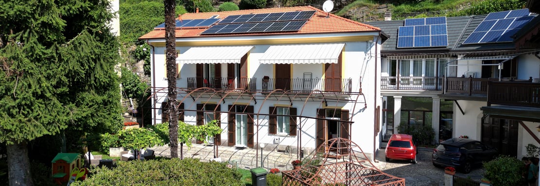 aerial view of the apartments of villa ombrosa