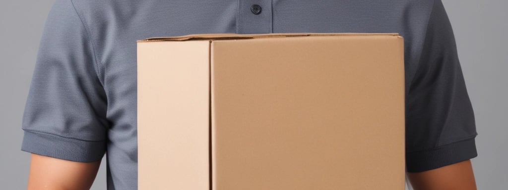 a man holding a box