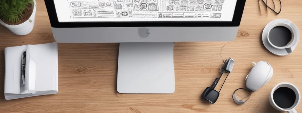 person typing on Apple Cordless Keyboard