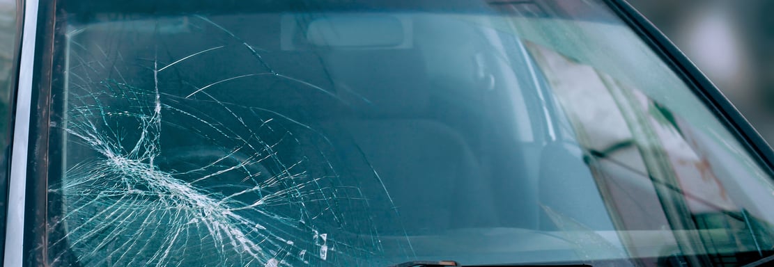 cracked windshield