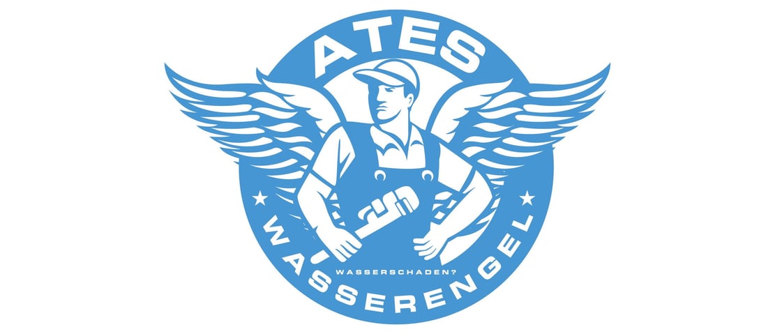 ATES Wasserengel Logo – Leckortung, Rohrreinigung und Wasserschaden in Rhein-Main-Gebiet