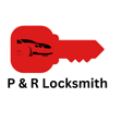 P & R Locksmith logo