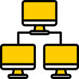 image of networking of computers