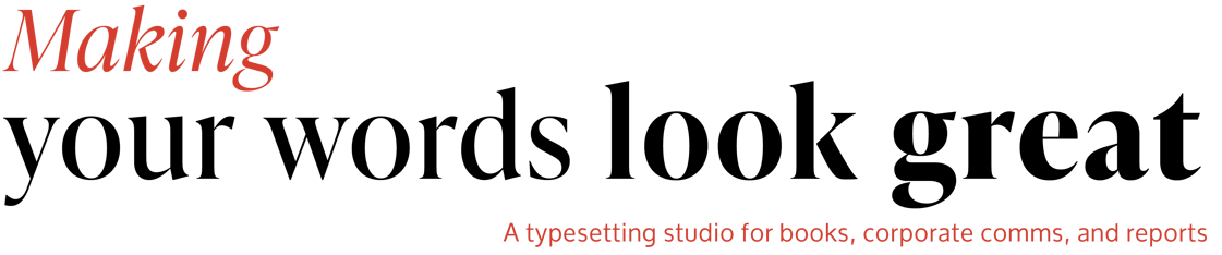 making your words look great