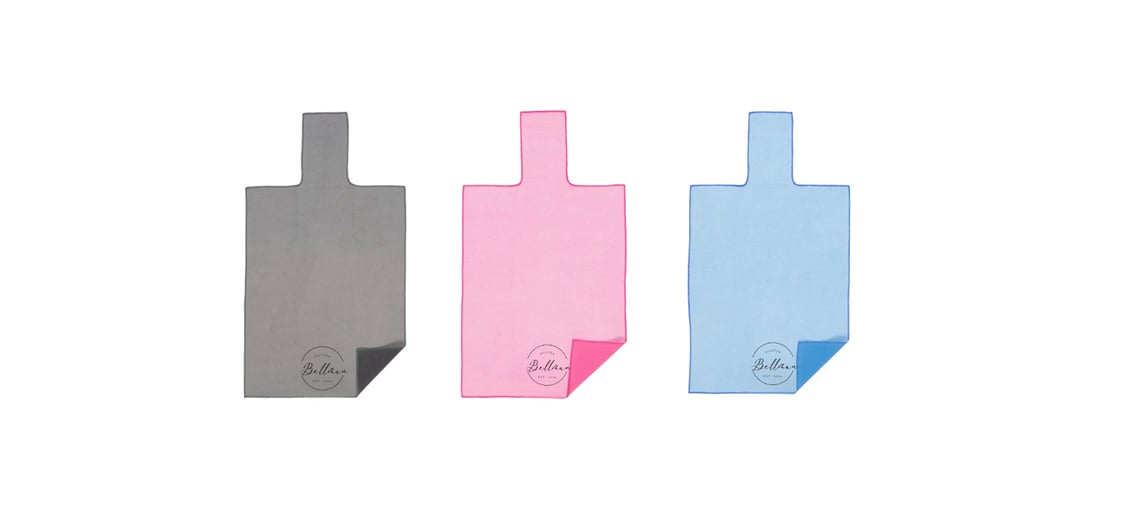Pack 3 toallas de pilates antideslizantes