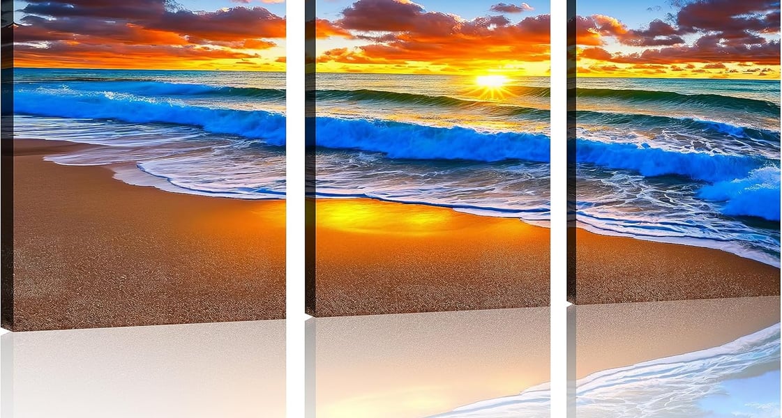 #HOMEDECOR Beach pictures wall art are an excellent gift choice. CAN serve as artistic pieces b