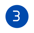 a blue and white logo with the letter b