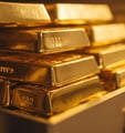 gold bars in a safe for retirement