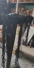 Thin wax threads used in Bastar for making intricate brass artwork through the lost-wax casting process.