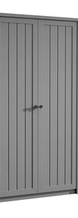 Armoire Parma A124 grise 