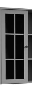 Vitrine Parma A120 grise 