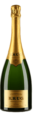 a bottle of champagne, with a gold medal on the label