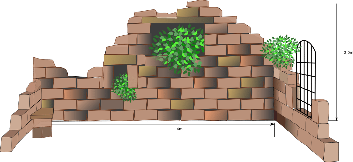 Ruine als Sitzecke, Entwurf