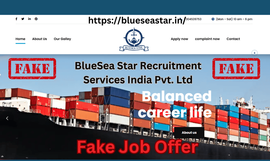 Blueseastar job offer