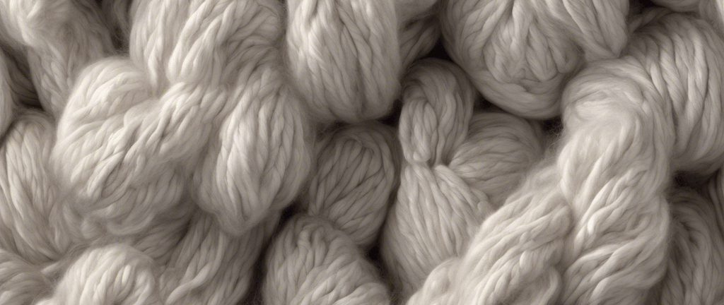 brown and white yarn rolls