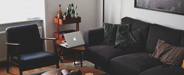 Bright living room with modern inventory