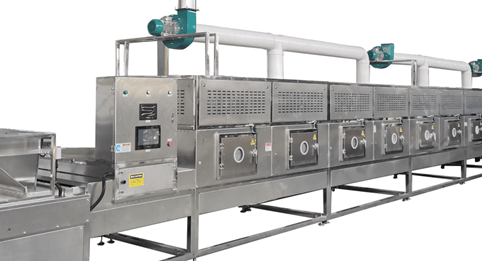 Microwave Tunnel dryer