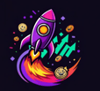 The Rocket Coins logo