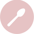 icon of spoon symbolising feeding and swallowing therapy