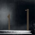 Baliza decorativa de exterior 01 de metal, con luz ambiental para jardines y terrazas