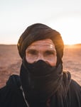 Walking with Nomads in  the Moroccan Sahara chigaga desert trekking