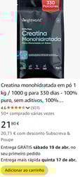 Creatina Barata 1kg Amazon