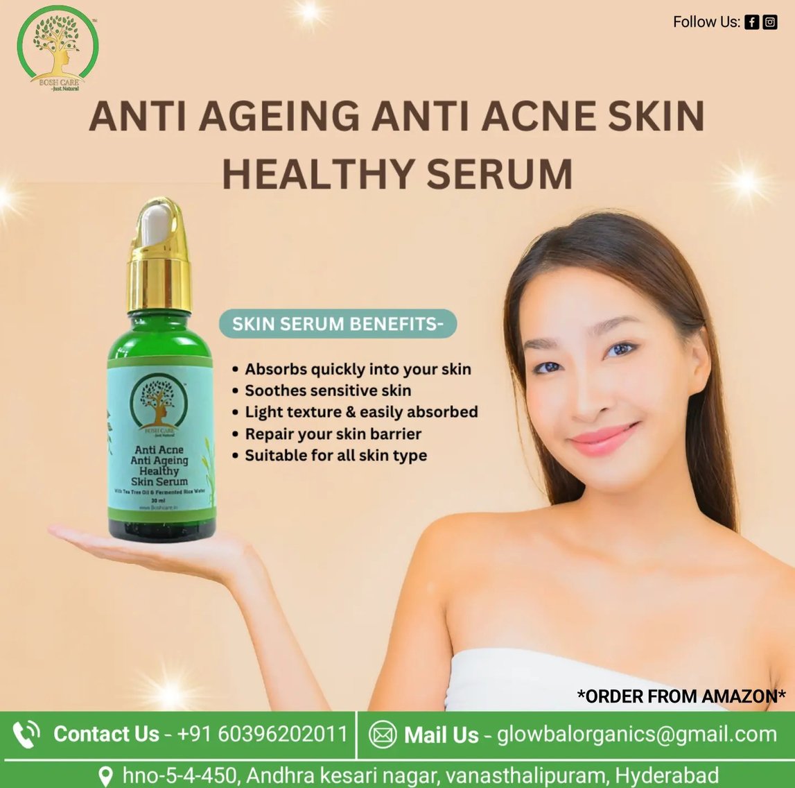 ANTI AGEING ANTI SCNE SKIN HEALTHY SERUM