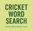 Cricket Word Search Game 