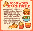 Food Word Search 