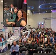 a group of people sitting in chairs in a room