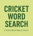 Cricket Word Search Game 