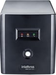 a black and white computer monitor with intell - powered power supply