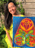 Batik Artist, Shuen Li Spirit, Art for the Gentle Spirit, Netherlands, Batik Artwork