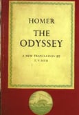 a book with the words Odyssey