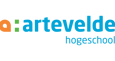 Logo Arteveldehogeschool dat impliceert dat we gesponsored zijn door hun