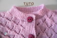 tuto gilet enfant à tricoter patron tricot vêtement