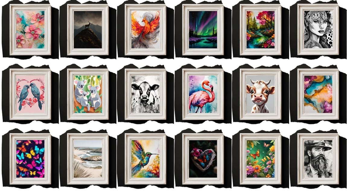 Wall art resizable digital files. Pdf download