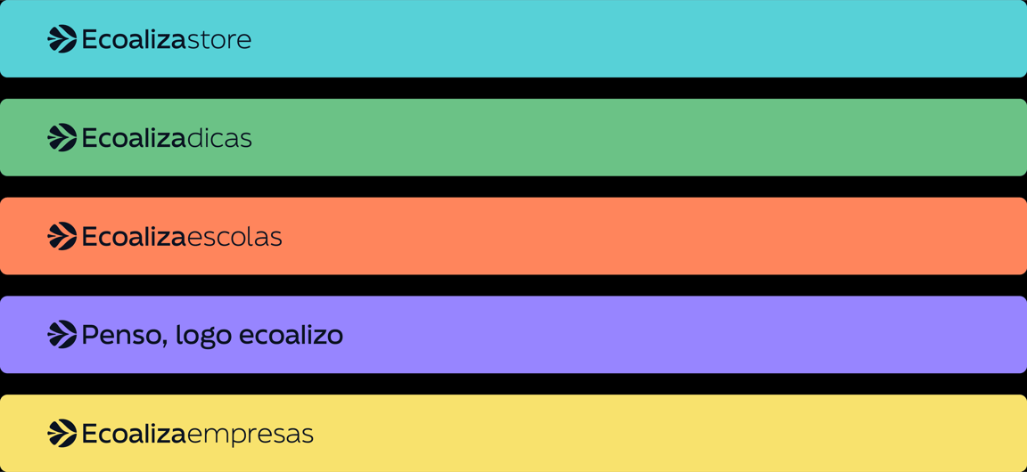 Ecoaliza Logotipo serviços