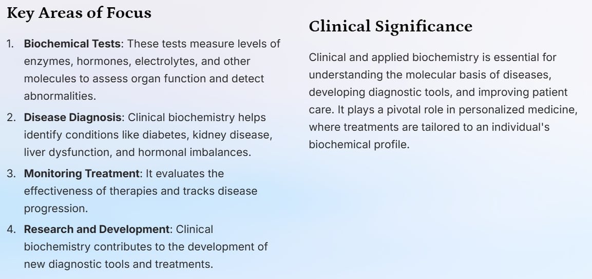 key areas