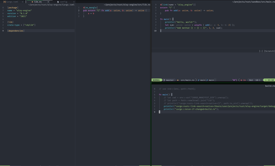 Code screen shots