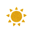 Mandarinas bajo el sol logo