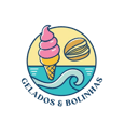 a ice cream cone with a wave coming out of it