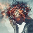 image d'un cerveau en feu évoquant des douleurs et des céphalées 